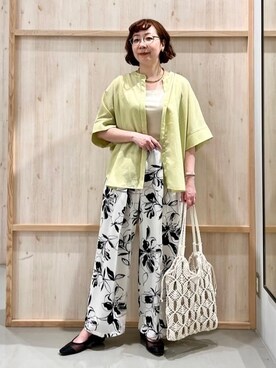 「THE SHOP TK （ザ ショップ ティーケー ）のアイテム（パンプス）」を使った、nakoさん（レディース・158cm）の春コーディネート