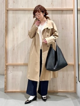 「THE SHOP TK （ザ ショップ ティーケー ）のアイテム（パンプス）」を使った、nakoさん（レディース・158cm）の春コーディネート