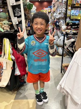 「アイテム（Tシャツ/カットソー）」を使った、Gen-Ｚさん（メンズ・110cm）の秋コーディネート