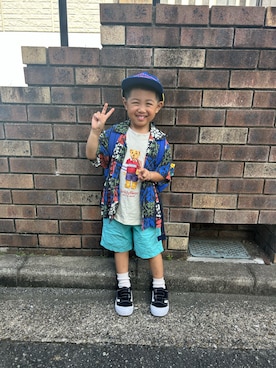 「アイテム（トップス）」を使った、Gen-Ｚさん（メンズ・110cm）の夏コーディネート