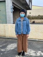 【専用品】mercibeaucoup, メルシーボークー うしろまえジャン‼︎ mercibeaucoup,（メルシーボークー）の「うしろまえジャン!!（ブルゾン