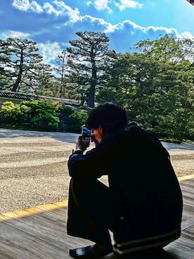 「JOURNAL STANDARD（ジャーナルスタンダード）のアイテム（パンツ）」を使った、Nanashiさん（メンズ・177cm）の春コーディネート