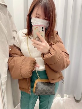 「グレイル」｜「アイテム（ダウンジャケット/コート）」を使った、pinxkoさん（レディース・153cm）の冬コーディネート