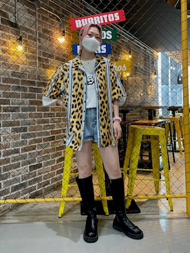 「Danke schon」｜「アイテム（アクセサリー）」を使った、オダジマ ミユキ【LHP WOMEN】さん（レディース・160cm）の夏コーディネート