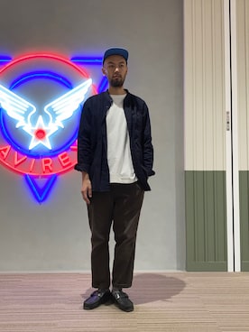 すずき ともたかさん（メンズ・183cm）の秋コーディネート