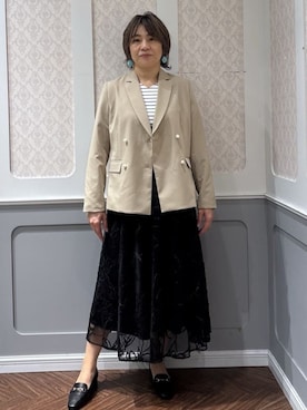 manaさん（レディース・163cm）の春コーディネート
