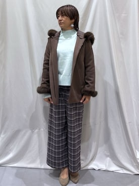 manaさん(レディース・163cm)の冬コーディネート