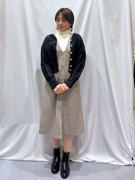 manaさん(レディース・163cm)の冬コーディネート