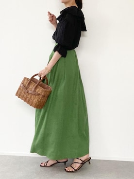 「PELLICO（ペリーコ）のアイテム」を使った、minminmaaaさん（レディース・168cm）の夏コーディネート