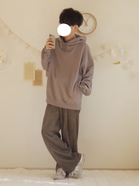 「YUNS（ユンス）のアイテム」を使った、ぺいさん（メンズ・168cm）の冬コーディネート