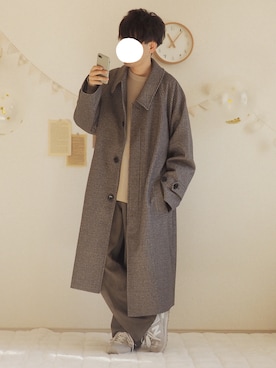 「YUNS（ユンス）のアイテム」を使った、ぺいさん（メンズ・168cm）の冬コーディネート