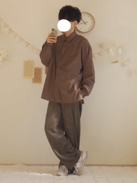 「YUNS（ユンス）のアイテム」を使った、ぺいさん（メンズ・168cm）の冬コーディネート