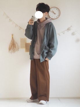 「UNIIT（ユニット）のアイテム（トップス）」を使った、ぺいさん（メンズ・168cm）の冬コーディネート