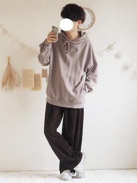 「YUNS（ユンス）のアイテム」を使った、ぺいさん（メンズ・168cm）の冬コーディネート