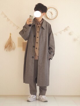 「WYM LIDNM（ウィム バイ リドム）のRELAX DRAPE SET-UP/セットアップ（セットアップ）」を使った、ぺいさん（メンズ・168cm）の秋コーディネート
