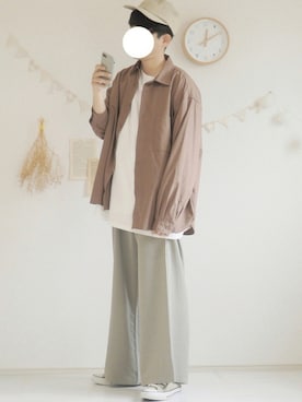 「COOLなこのコが仲間入り」｜「アイテム（セットアップ）」を使った、ぺいさん（メンズ・168cm）の夏コーディネート