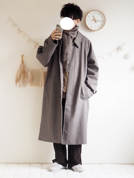 「YUNS（ユンス）のアイテム」を使った、ぺいさん（メンズ・168cm）の冬コーディネート