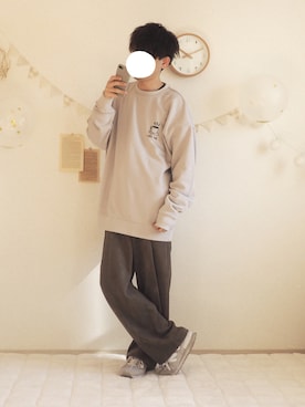 「YUNS（ユンス）のアイテム」を使った、ぺいさん（メンズ・168cm）の冬コーディネート