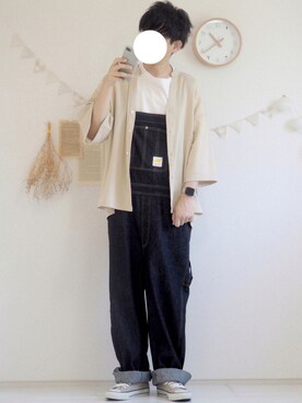 「Tシャツ/カットソー」｜「アイテム（その他）」を使った、ぺいさん（メンズ・168cm）の夏コーディネート