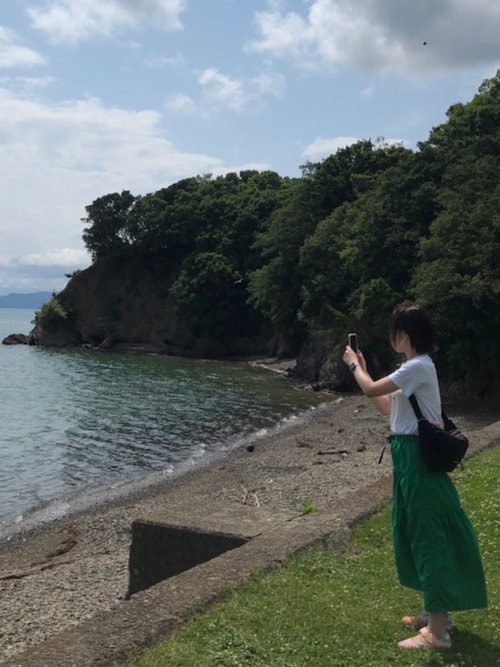 グラミチ　チャオパニック　ナイロンティアードスカート　レオパード グラミチ チャオパニック ナイロンティアードスカート