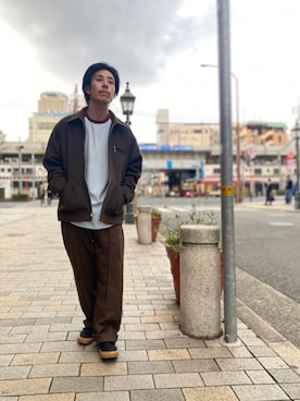 「schott（ショット）の【直営限定】Schott/ショット/MILITARY SLACKS/ミリタリースラックス（その他パンツ）」を使った、kenshinさん（メンズ・162cm）の秋コーディネート