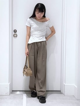 「FOREVER 21（フォーエバー トゥエンティーワン）のアイテム」を使った、みくさん（レディース・155cm）の夏コーディネート