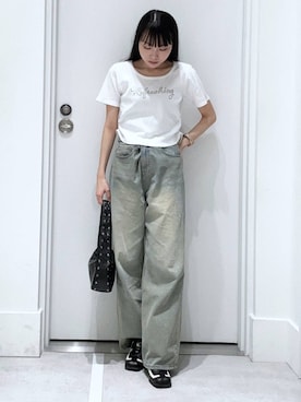 「アイテム（パンプス）」を使った、みくさん（レディース・155cm・20代）の夏コーディネート