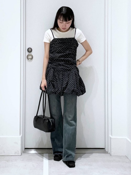 『CHANEL』シャネル2022 　メグベイビー着　キャミ　ロンT　ワンピース CHANEL』シャネル2022 メグベイビー着キャミロンTワンピース