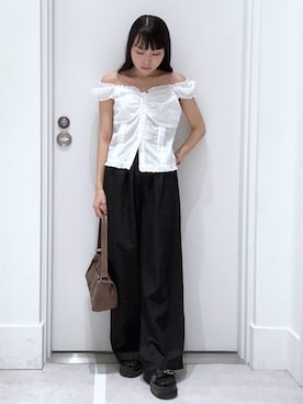 「FOREVER 21（フォーエバー トゥエンティーワン）のアイテム」を使った、みくさん（レディース・155cm）の夏コーディネート