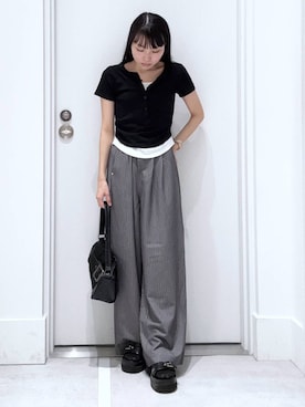 「デート/ロマンティック」｜みくさん（レディース・155cm）の夏コーディネート