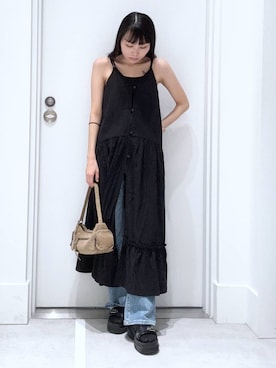 「アイテム（ハンドバッグ）」を使った、みくさん（レディース・155cm・20代）の夏コーディネート