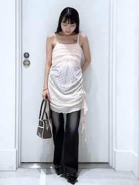 「FOREVER 21（フォーエバー トゥエンティーワン）のアイテム」を使った、みくさん（レディース・155cm）の夏コーディネート