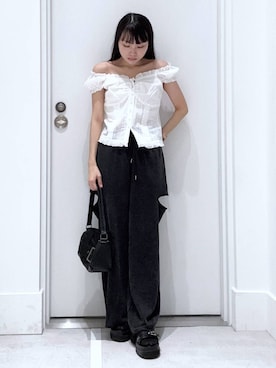 「デート/ロマンティック」｜みくさん（レディース・155cm）の夏コーディネート