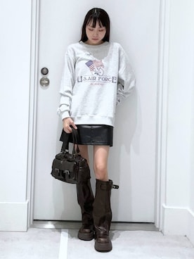 「アイテム（スウェット）」を使った、みくさん（レディース・155cm・20代）の秋コーディネート