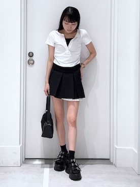「冬コーデ」｜みくさん（レディース・155cm・20代）の夏コーディネート