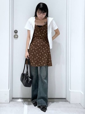 「FOREVER 21（フォーエバー トゥエンティーワン）のアイテム」を使った、みくさん（レディース・155cm）の夏コーディネート