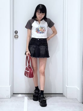 「デート/ロマンティック」｜みくさん（レディース・155cm）の夏コーディネート