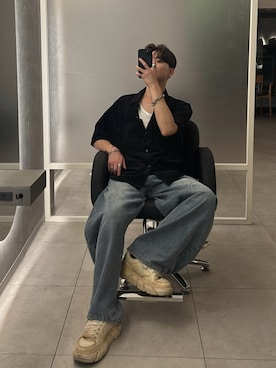 「アイテム（リング）」を使った、Riiさん（メンズ・176cm・20代）の夏コーディネート