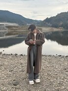 FEKETE（フェケテ）の「OVERSIZED BAL COLLAR LONG COAT / オーバー