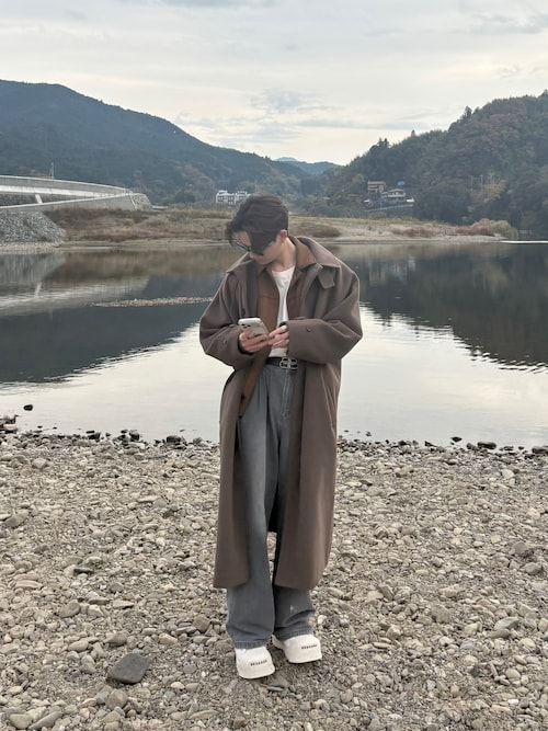 FEKETE（フェケテ）の「OVERSIZED BAL COLLAR LONG COAT / オーバー 