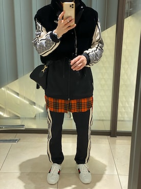 「PRADA（プラダ）のアイテム」を使った、朧さん（メンズ・172cm）の冬コーディネート