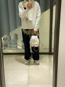 「アイテム（バックパック/リュック）」を使った、朧さん（メンズ・172cm）の冬コーディネート