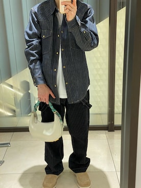 「FENDI（フェンディ）のアイテム」を使った、朧さん（メンズ・172cm）の春コーディネート