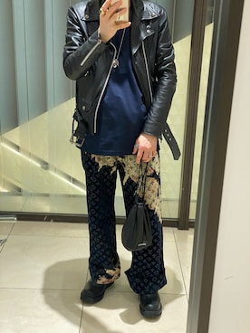 「LOUIS VUITTON（ルイヴィトン）のアイテム」を使った、朧さん（メンズ・172cm）の春コーディネート