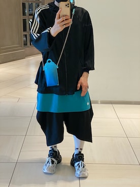 「アイテム（キャスケット）」を使った、朧さん（メンズ・172cm）の秋コーディネート