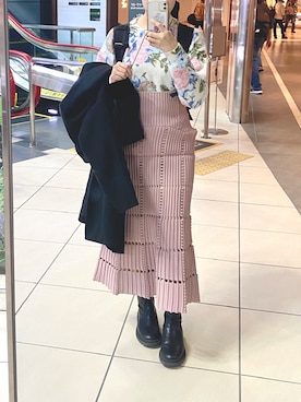 「ZARA（ザラ）のアイテム（ニット/セーター、その他）」を使った、watergirlさん（レディース・158cm）の秋コーディネート