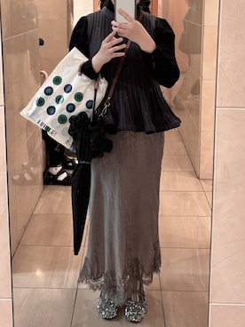 「ZARA（ザラ）のアイテム（スカート）」を使った、watergirlさん（レディース・158cm）の秋コーディネート