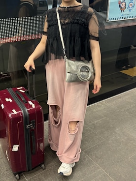 「ROSE BUD（ローズバッド）のアイテム」を使った、watergirlさん（レディース・158cm）の夏コーディネート