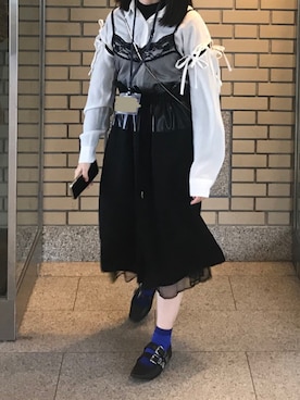 「diddlediddle（ディドルディドル）のアイテム」を使った、watergirlさん（レディース・158cm）の秋コーディネート