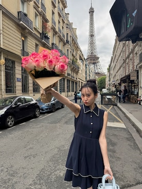 「アイテム（ワンピース）」を使った、Ionaさん（レディース・161cm）の夏コーディネート